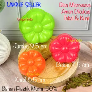 [Isi36] Cetakan Kue Putu Ayu Bolu Puding Agar2 Jelly Sakura Melati Kecil Besar Jumbo 6.5 7.5 9.5 cm