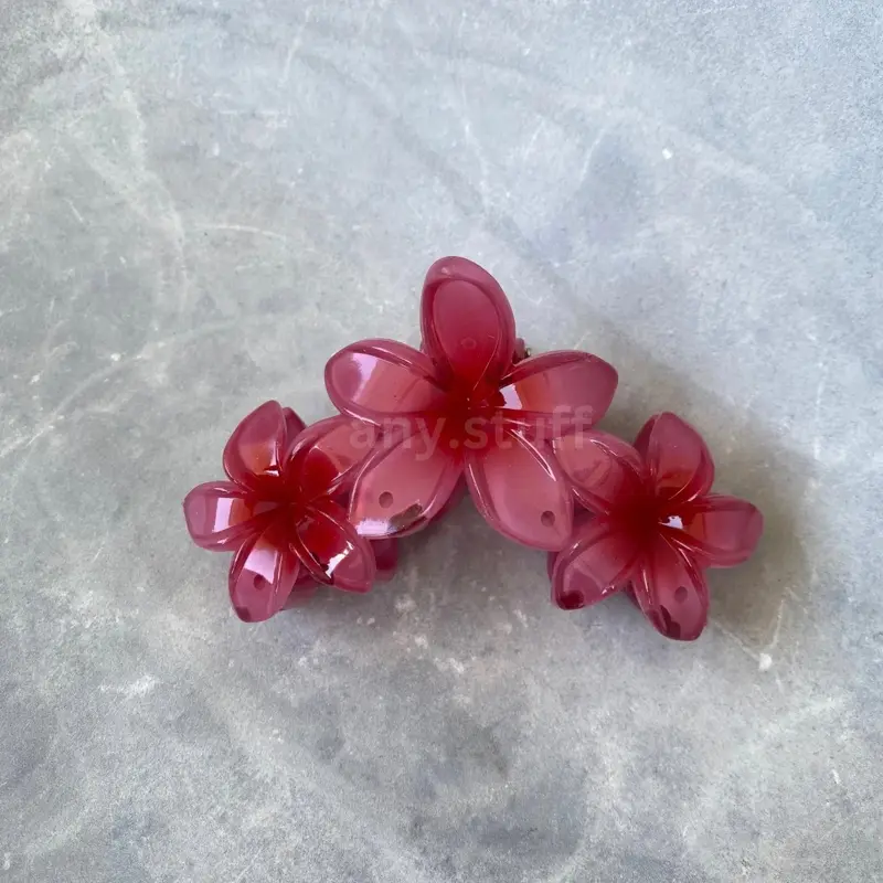Jepit bunga kamboja 3 frangipani clips 2