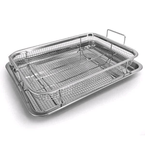 Peniris Minyak Cooper Crisper Tray/ Oven Tray/ Cooling Rack / Baking Tray Stainless 1