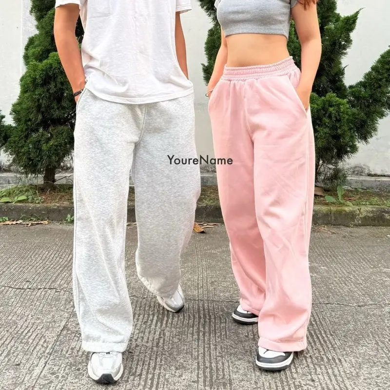 YoureName Celana Sweat Wide Baggy Sweatpants Unisex Premiu