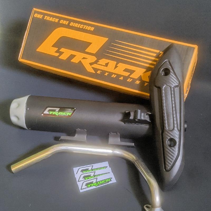 knalpot standar racing copy tzm matic original OTRACK exhaust fullsistem beat scoppy nmax aerox pcx 2