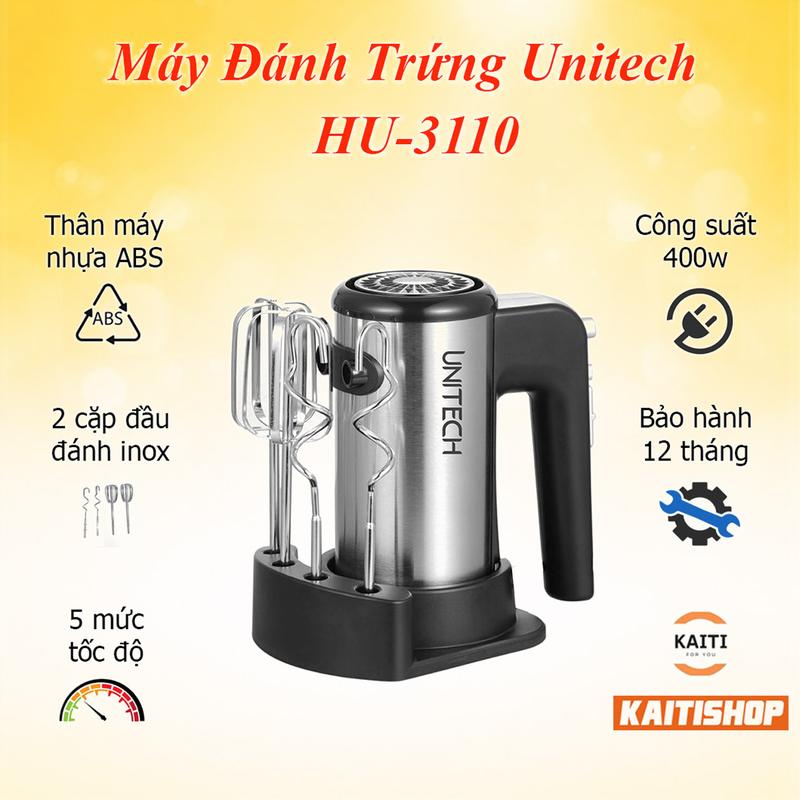 Máy Đánh Kem Đánh Trứng Cầm Tay Unitech HU-3110