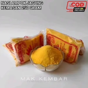 NasiI Jagung Gerit Jagung Empok Jagung Kemasan 250 Gram Rendah Gula
