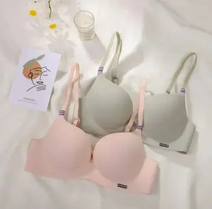 Koomi - Bra Busa Tebal Wanita Tanpa Kawat Pakaian Dalam Simple Bh Motif Polos Bra01