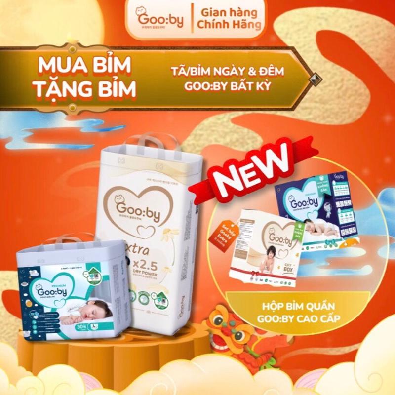 [COMBO 2B] Tã bỉm dán/quần GOOBY Extra mẫu mới 2025 mềm mỏng thấm hút