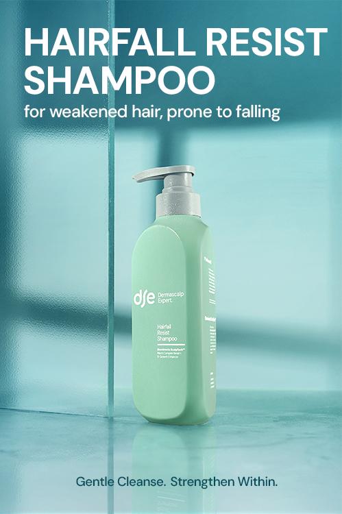 DSE Dermascalp Expert Hairfall Resist Shampoo 300 ml | Rambut Anti Rontok | Perawatan Rambut Harian | Hair Care Expert