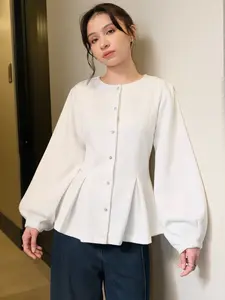 Gracias Label - Kea Blouse - Neo Tailoring - Soft Cotton - Atasan Wanita - Office Attire