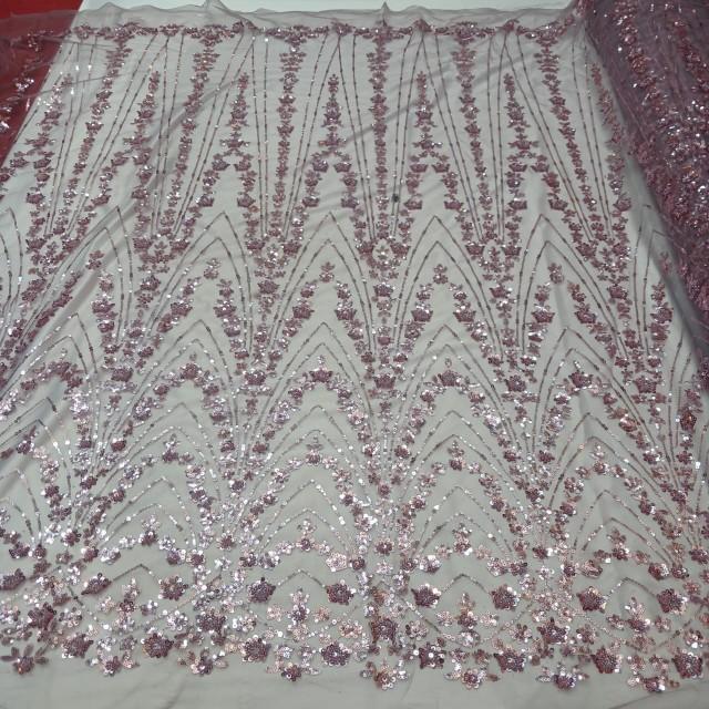 Product Introduction of Tille bordir motif terbaru ful payet bahan kebaya ( harga per 1m )COD 4
