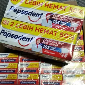 Pepsodent Pasta Gigi 2x225 gr Pencegah Gigi Berlubang 10X Lebih Kuat Hemat 50% Efektif Mencegah Gigi Berlubang