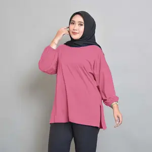 Kaos Wanita Oversize Aurora Jumbo LD120cm-LD140cm Polos Atasan