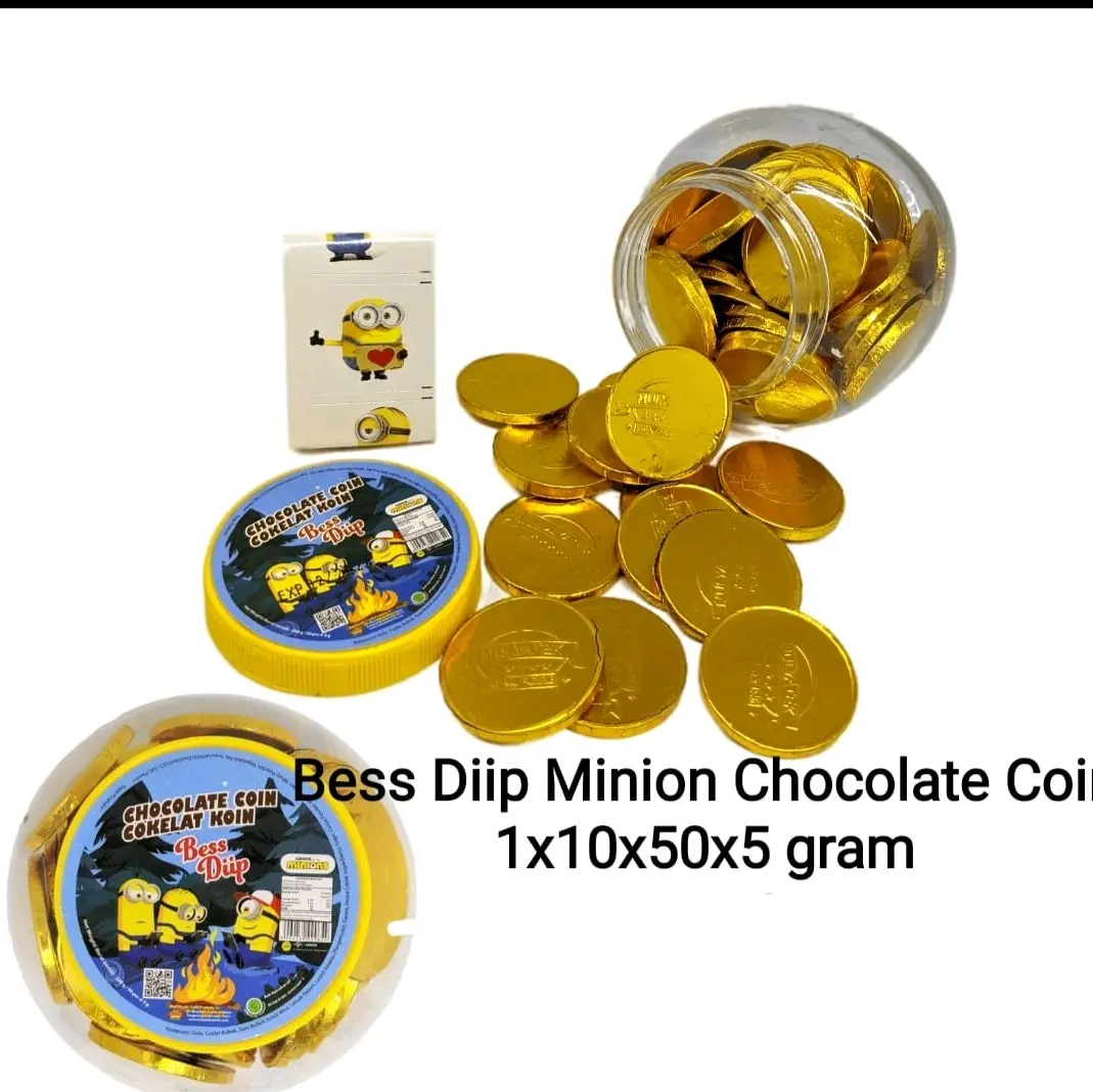Besdip minion  Chocolatecoin coin Coklat
