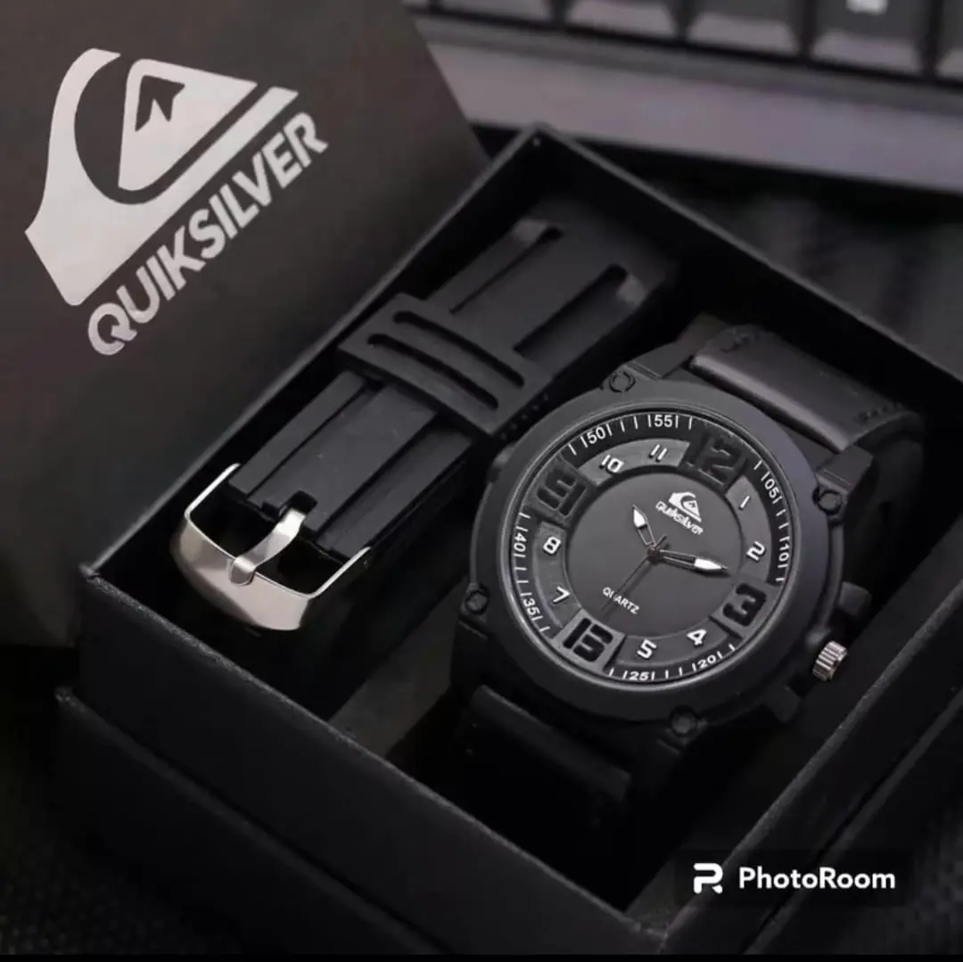 BISA COD JAM TANGAN PRIA MODEL TERBARU TALI KULIT FASHION ANTI AIR PAKET FULL SETT FREE 1 STRAP RUBBER FREE BOX