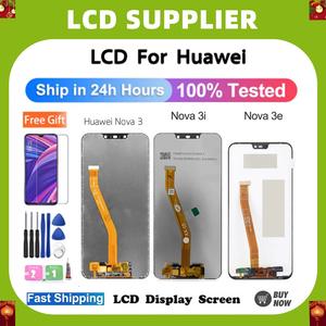 FOR Huawei  Nova 3  Nova 3i Nova 3e Lcd,Phone Touch Screen Replacement,Send Protective Film,Tools and glue,Cellphone Accessory Installation,Smartphone Device.
