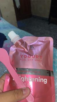 Product Review of [Ready Stock] FAV Beauty Yogurt Brightening Peel Off Mask Alpha Arbutin + Gluta | Masker Peel Off Kulit Wajah Kusam Mencerahkan Melembutkan BPOM from a**7 0