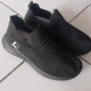 LVR Shotaro SIZE 25-40 FREE BOX LV0438 Sepatu Hitam Tanpa Tali Anak & Dewasa Sepatu Slip On Hitam