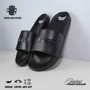 ICARUS FOOTWEAR - FLYHIGHER sandal slop pria 39-44 slip on sendal karet anti slip tahan air upper lock system Shoes  kasual   selop