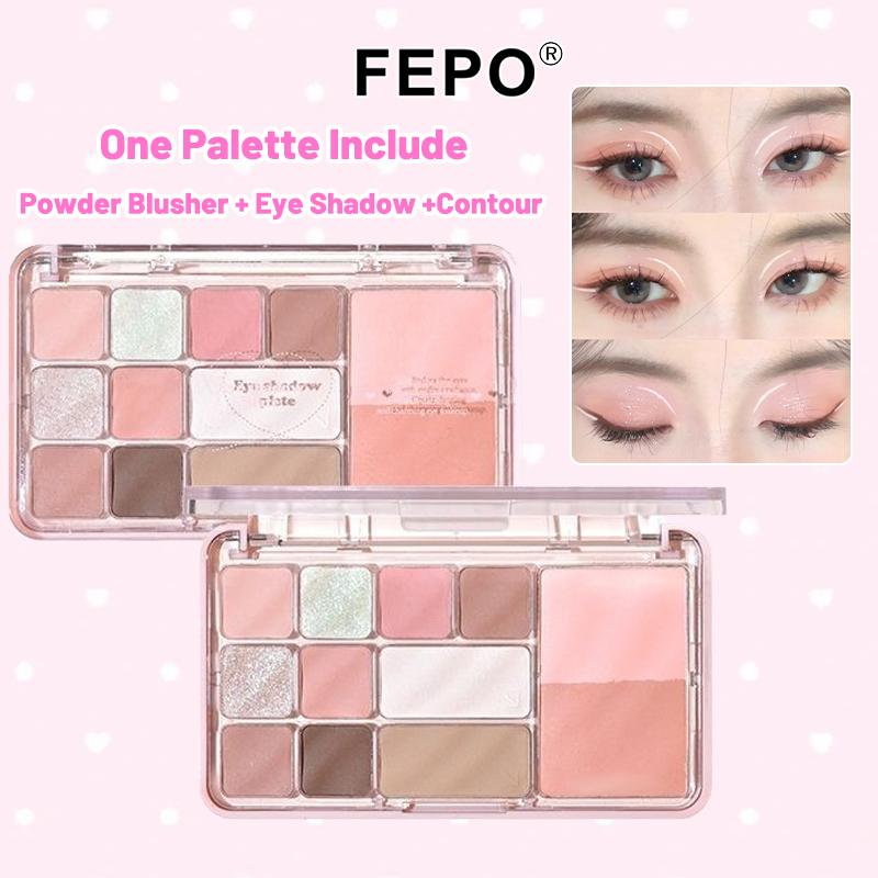 Bảng Phấn Mắt Đa Năng Tất Cả Trong Một 12 Màu Bảng Trang Điểm Phấn Phủ Và Bảng Phấn Má Hồng 