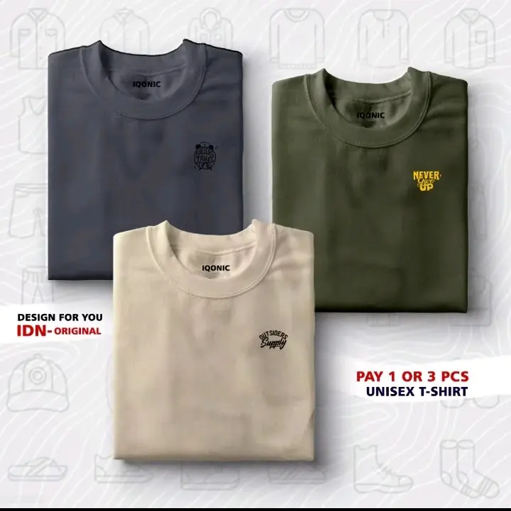 (BAHAN TEBAL) BUY 1 OR 3 PCS (PROMO COD) DAWIRR STORE / Kaos Distro100% Catoon Combed Katun Nyaman Baju Pria