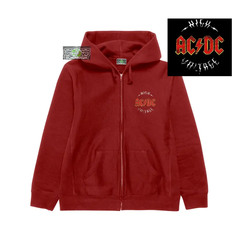 COD Jaket Anak Laki Perempuan Motif ACDC HITAM Usia 3 4 5 6 7 8 9 10 Tahun Premium Quality 4