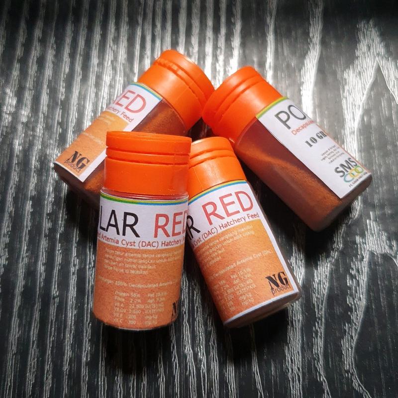 Artemia Instant Polar Red 10 gram Artemia Tanpa Kultur Pakan Ikan Burayak - agrowfish 3