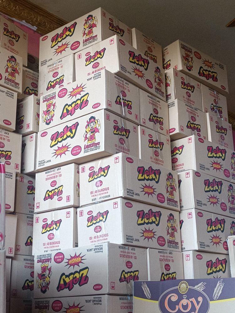 1Dus Ciki Snack Jajan Viral Zeky Maxmun Panser 1 Dus isi 40pc