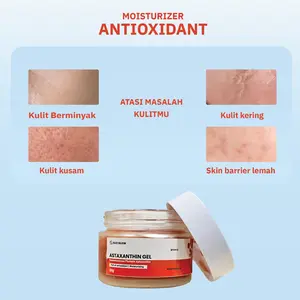 SUZI GLOW  ASTAXANTHIN Haematococcus Pluvialis Astaxanthin GEL 50g Antioksidan Melembapkan kulit & Membantu Melindungi dari Radikal Bebas dan Tanda Penuaan Dini