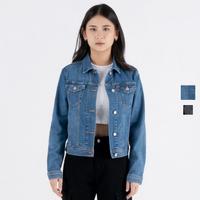 Gambar Benhill Dani Jacket Denim Wanita Outer Jaket Jeans Biru dan Hitam Nyaman - Black, S dari Benhill Kota Surabaya 1 Tokopedia