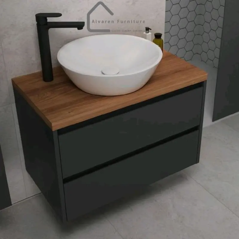 Cabinet wastafel Minimalis modern 0