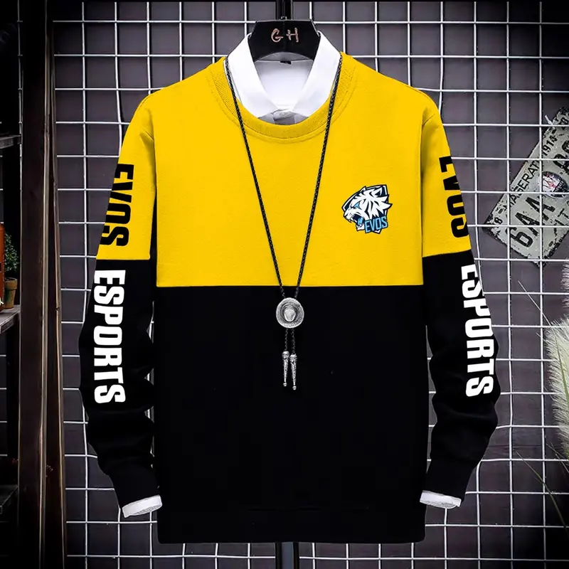 Sweater Pria/Sweter Pria/Sweter/Sweater Kombinasi EVOS Esport 5