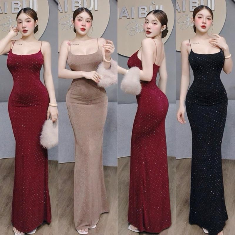  D639 - Đầm Body 2S Đuôi Cá Bling Mai Bùi Store 