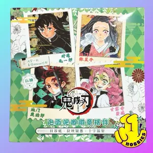 ELEVEN HOBBIES - DEMON SLAYER Pin Jumbo Size Anime Hobby Merchandise Dekorasi Kimetsu No Yaiba