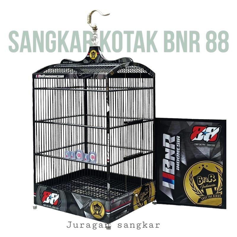 Sangkar kandang kotak BnR B&R Decal 88 15th nishikigoi power Indonesia biru 0