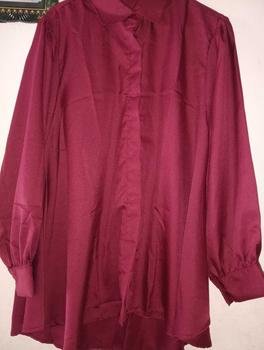 Product Review of KINKA BLOUSE SHAKILA POLOS ATASAN WANITA PREMIUM BAJU MUSLIM PANJANG TERBARU kemeja  polos atasan wanita kekinian kemeja  oversize viral Tangan Kancing from N**a D**a 1
