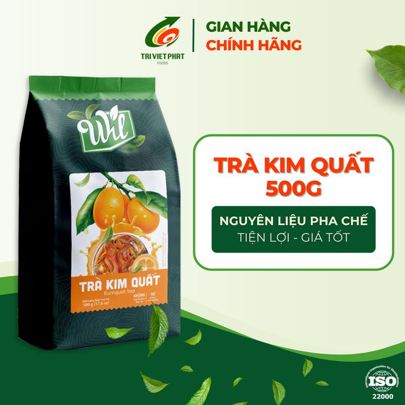  Trà kim quất Wil hòa tan trà tắc dùng trong pha chế tốt cho sức khỏe túi 500g 