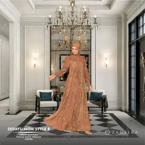Zameera Sedayu Mom Style B Celuty Baldoll Puring Rason Premium Coffee Hijab Elegan untuk Ibu