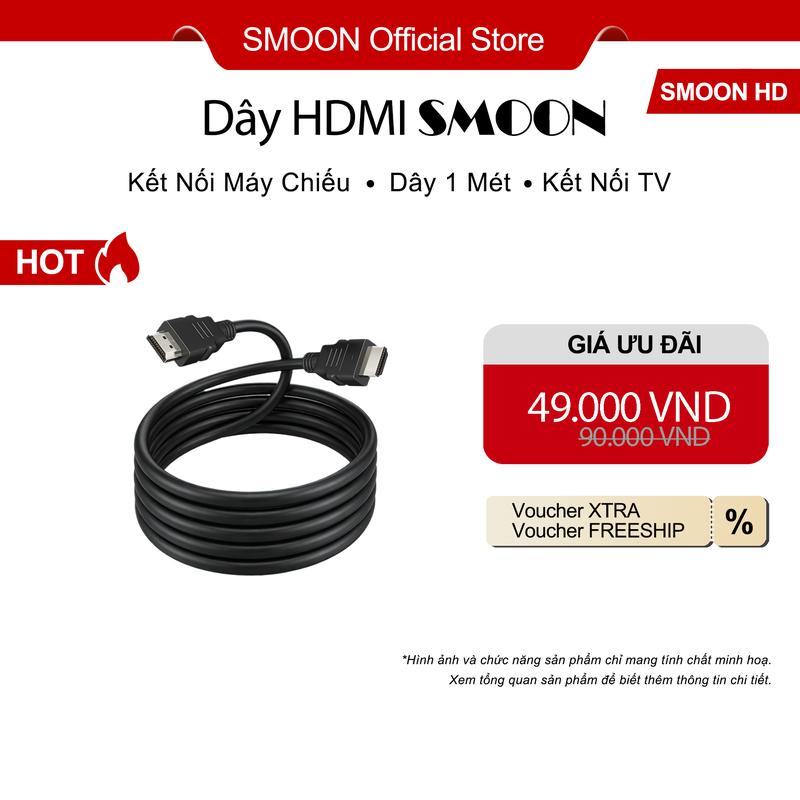 Dây Cáp HD Loại Tròn Dài 1 Mét Tốc Độ Cao Sử Dụng Cho Máy Chiếu Và Nhiều Thiết Bị Khác