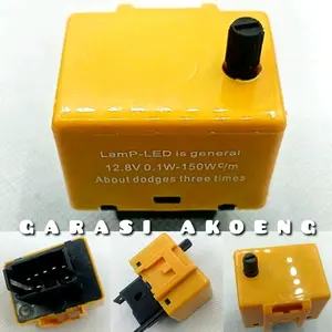 Flasher Bisa diatur Kecepatan Toyota: Ayla Avanza Innova Fortuner Nav1 Yaris Rush Daihatsu Xenia Terios Grand Max Luxio Honda Jazz Brio HRV CRV City Civic Accord Mobilio Adjustable Kedip Cepat Lambat