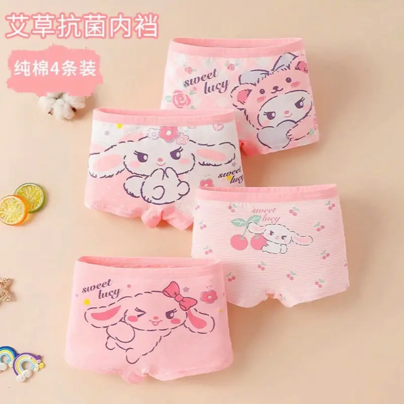Hàng vip set 10 quần chip đùi chất cotong co dãn ,họa tiết đáng yêu cho bé gái 2
