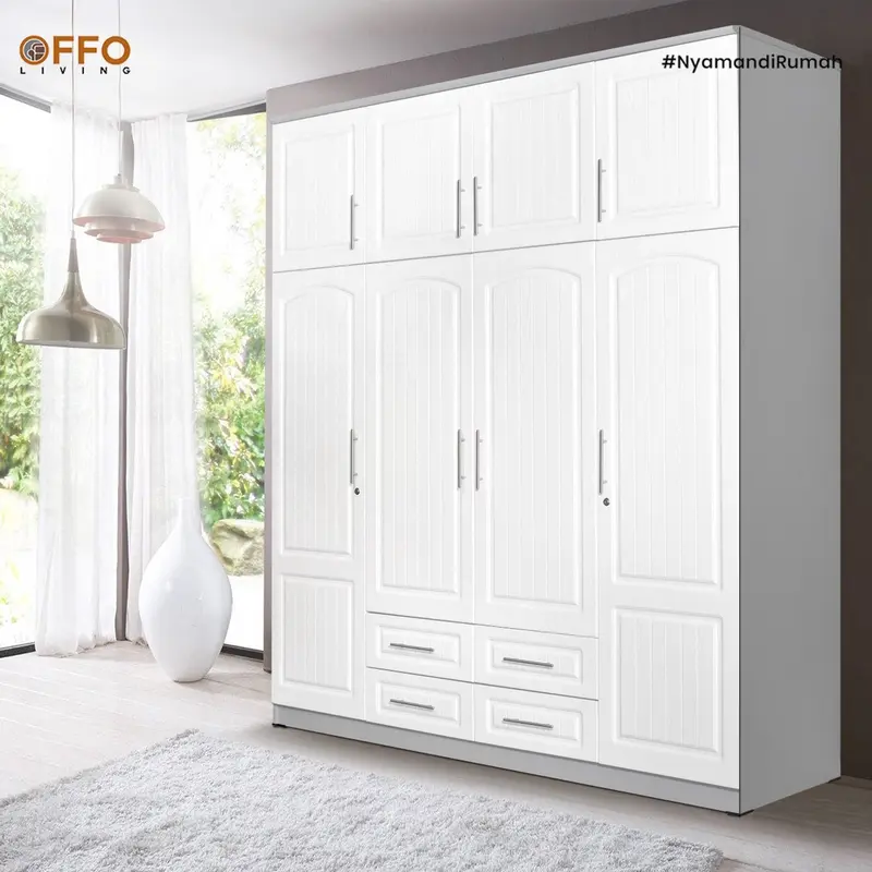 Offo Living - Lemari Pakaian 4 Pintu LPXD - Lemari Pakaian Lipat - Lemari Pakaian LPXD 1