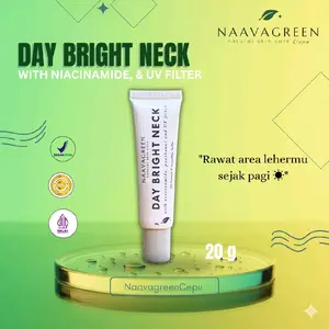 Naavagreen Cream Leher Pagi - Cream Leher Pagi Mencerahkan dan Melindungi dari Sinar Matahari