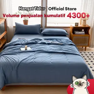 Selimut Dingin Korea Katun 100% Minimalis Polos, Selimut Tidur Musim Panas Super Lembut Adem, Quilt Tipis Nyaman untuk Kamar AC, Bahan Halus Tidak Pengap Bisa Dicuci Mesin
