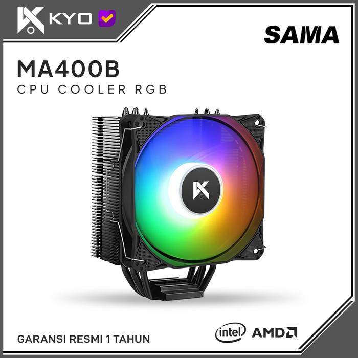 Gambar KYO SAMA MA400B CPU COOLER RGB Fan Processor HSF Cooler RGB dari KYO Indonesia_NEW Kota Administrasi Jakarta Utara Tokopedia