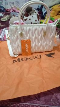 Product Review of MOCO Fashion Tas Selempang Wanita Hand Bag Tekstur Timbul Zigzag 2819 from K**l 0