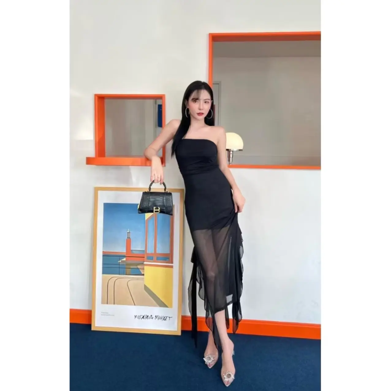 READY STOCK AMORA DRESS BANGKOK