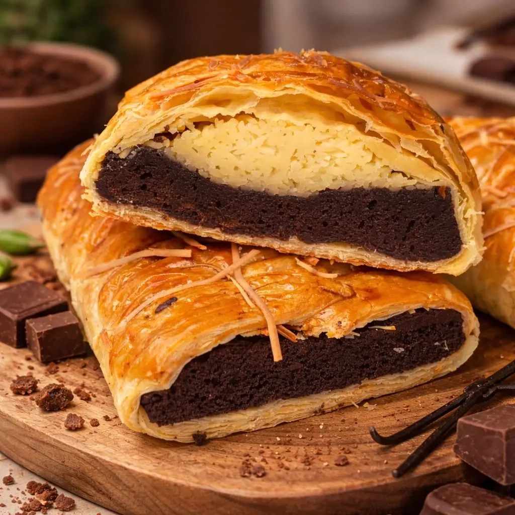Brownies Pastry [Monyenyo] Tabur keju di dalam dan luar