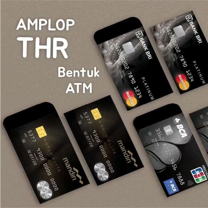 Motif ATM Amplop Lebaran 2025 (Isi 10 Pcs) - Kualitas Terbaik 0
