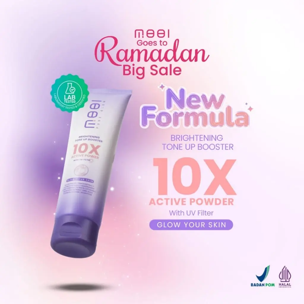 PROMO MOOI Body Lotion Tone up Booster New Formula 10X Active Power with UV