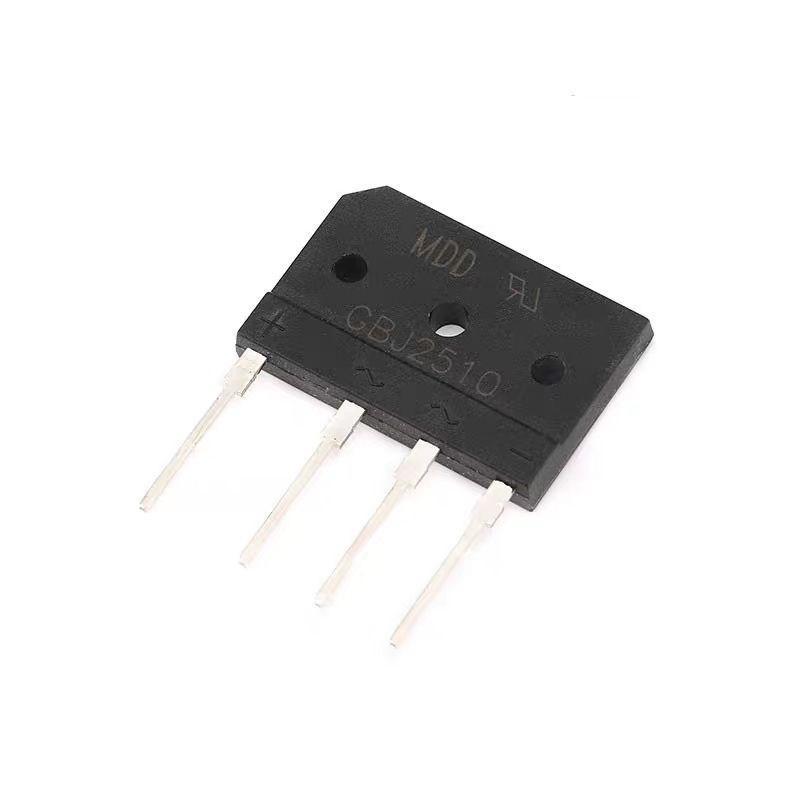 Bộ 2 cầu chỉnh lưu 25A GBJ2510 – linh kiện phổ biến cho bếp nấu từ (25A 1000V)