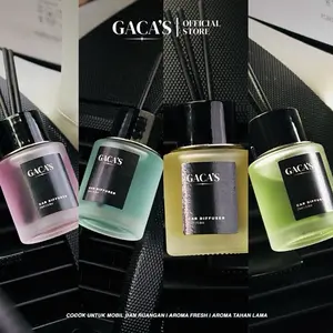 GACA'S for Car - BERRY PASSION | VANILLA CAKE | GREEN APPLE | FRESH WATERY | CAR DIFFUSER | AROMA FRESH | CAR DIFFUSER/CAPIT | PREMIUM DIFFUSER | TIDAK BIKIN PUSING | 25ml