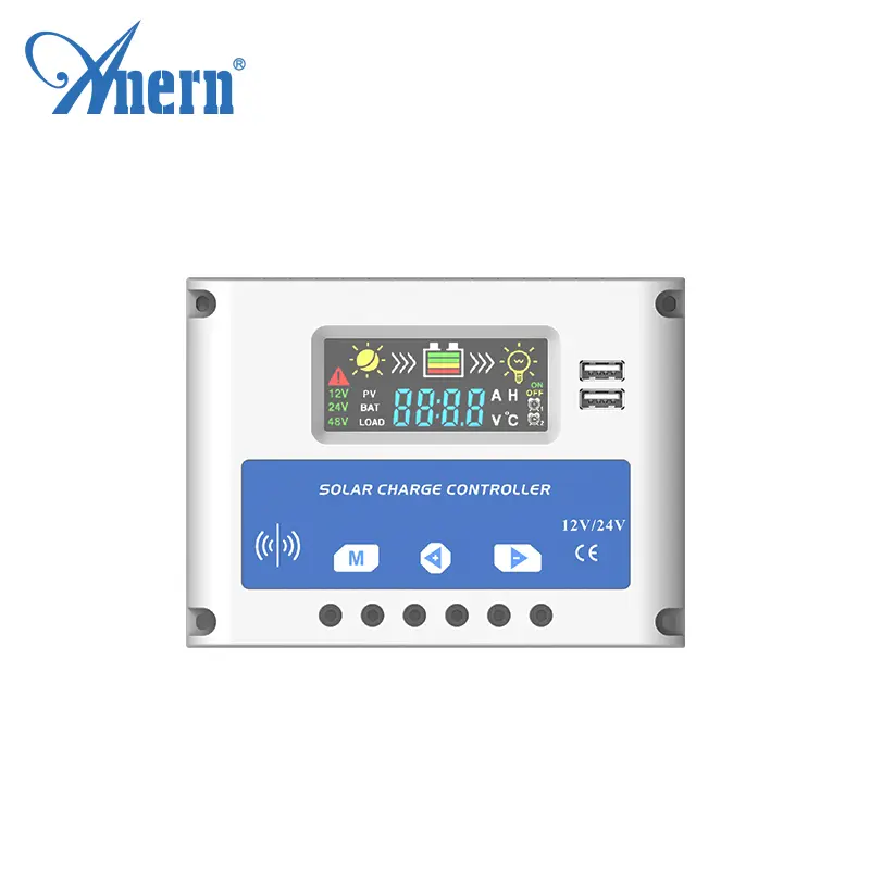 Bộ điều khiển sạc năng lượng mặt trời, Anern, với cảm biến màn hình màu, có các tùy chọn 10A / 20A / 30A